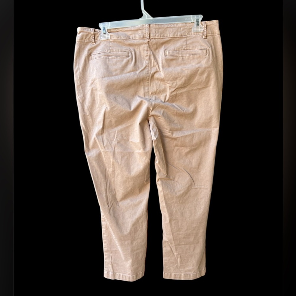 LOFT Monroe Slim Khaki Pants Size 16 Business Casual - Picture 3 of 5